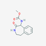 Structure of methyl N-(2-oxo-1,3,4,5-tetrahydro-3-benzazepin-1-yl)carbamate