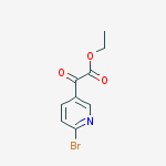 ETHYLÂ 2-(6-BROMOPYRIDIN-3-YL)-2-OXOACETATE结构式