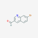 Structure of 7-broMoquinoline-3-carbaldehyde