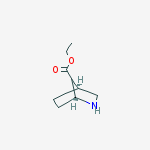 Structure of ANTI-2-AZABICYCLO[2.2.1]HEPTANE-7-CARBOXYLIC ACID ETHYL ESTER
