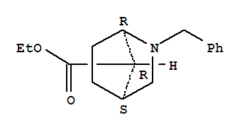 Structure of ANTI-2-BENZYL-2-AZABICYCLO[2.2.1]HEPTANE-7-CARBOXYLIC ACID ETHYL ESTER