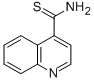 喹啉-4-硫代甲酰胺结构式
