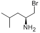 Structure of 2-Pentanamine, 1-bromo-4-methyl-, (S)-