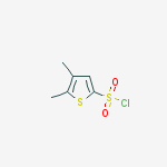 Structure of 4,5-dimethyl-2-Thiophenesulfonyl chloride