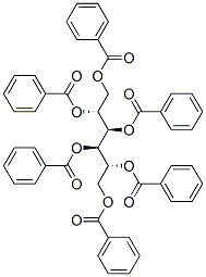 1-O,2-O,3-O,4-O,5-O,6-O-Hexabenzoyl-D-mannitol结构式