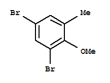 1,5-dibromo-2-methoxy-3-methylbenzene结构式