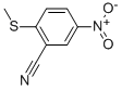 Structure of 2-(Methylthio)-5-nitrobenzonitrile