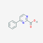 4-Phenylpyrimidine-2-carboxylic acid结构式