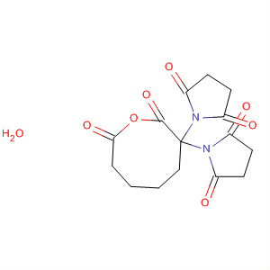 Structure of 2,5-Pyrrolidinedione, 1,1'-[(1,7-dioxo-1,7-heptanediyl)bis(oxy)]bis-
