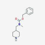Structure of BENZYL METHYL(PIPERIDIN-4-YLMETHYL)-CARBAMATE