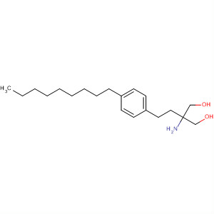 Structure of 1,3-Propanediol, 2-amino-2-[2-(4-nonylphenyl)ethyl]-