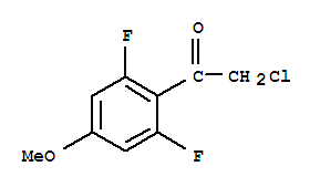 Structure of Ethanone,2-chloro-1-(2,6-difluoro-4-methoxyphenyl)-