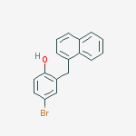 Structure of 4-Bromo-2-(naphthalen-1-ylmethyl)phenol