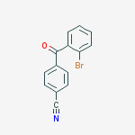 Structure of 2-BROMO-4-CYANOBENZOPHENONE