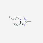 6-iodo-2-methyl-[1,2,4]triazolo[1,5-a]pyridine结构式