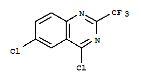 Structure of 4,6-DICHLORO-2-(TRIFLUOROMETHYL)QUINAZOLINE