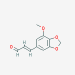 3-Methoxy-4,5-methylenedioxycinnamaldehyde结构式