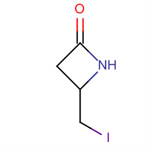 Structure of 2-Azetidinone, 4-(iodomethyl)-