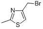Structure of THIAZOLE, 4-(BROMOMETHYL)-2-METHYL-