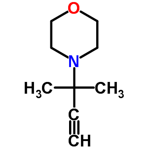 Structure of 4-(2-methylbut-3-yn-2-yl)morpholine