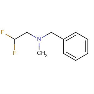 Structure of Benzenemethanamine, N-(2,2-difluoroethyl)-N-methyl-