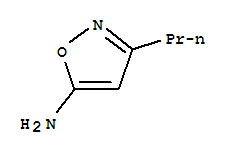 3-丙基-5-氨基异噁唑结构式