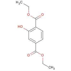 Structure of diethyl 2-hydroxybenzene-1,4-dicarboxylate