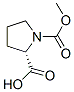 1-(甲氧羰基)-L-脯氨酸结构式