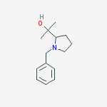 2-(1-benzylpyrrolidin-2-yl)propan-2-ol结构式