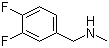 3,4-二氟-N-甲基苯甲胺结构式