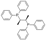 Structure of (2R,3R)-(+)-BIS(DIPHENYLPHOSPHINO)BUTANE