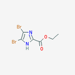 Ethyl 4,5-dibromo-1h-imidazole-2-carboxylate结构式