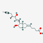 Chemical structure of 16-(R)-ILOPROST