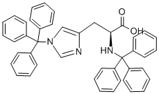 Structure of N-ALPHA,N-IM-DITRITYL-L-HISTIDINE