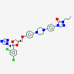 Structure of Propyl Itraconazole