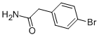 Chemical structure of 2-(4-bromophenyl)acetamide