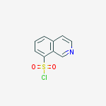8-Isoquinolinesulfonyl chloride结构式
