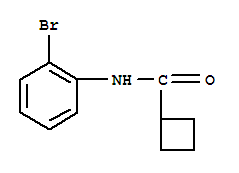 Structure of Cyclobutanecarboxamide,N-(2-bromophenyl)-