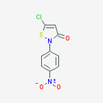 3(2H)-Isothiazolone, 5-chloro-2-(4-nitrophenyl)-结构式