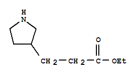 Structure of ETHYL 3-(PYRROLIDIN-3-YL)PROPANOATE