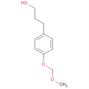 Structure of Benzenepropanol, 4-(methoxymethoxy)-