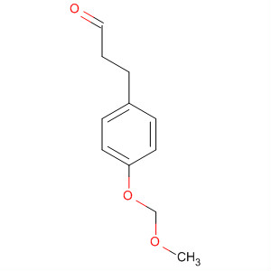 Benzenepropanal, 4-(methoxymethoxy)-结构式
