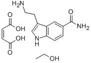 Structure of 5-carboxyamidotryptamine maleate