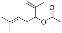 Structure of 2,6-Dimethyl-1,5-heptadien-3-ol acetate