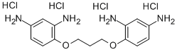 Structure of 1,3-Bis(2,4-diaminophenoxy)propane tetrahydrochloride
