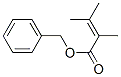 Structure of 2-Butenoic acid, 2,3-dimethyl-, phenylmethyl ester