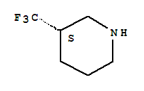 Structure of (3S)-3-(Trifluoromethyl)piperidine