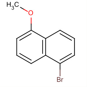 Structure of Naphthalene, 1-bromo-5-methoxy-