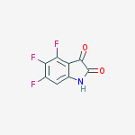 Structure of 4,5,6-TRIFLUOROINDOLINE-2,3-DIONE