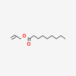 Structure of prop-2-enyl nonanoate